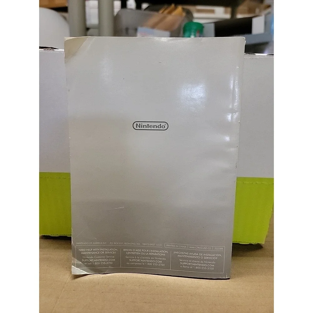 Original Nintendo 3DS Operations Instruction Manual Booklet Complete!